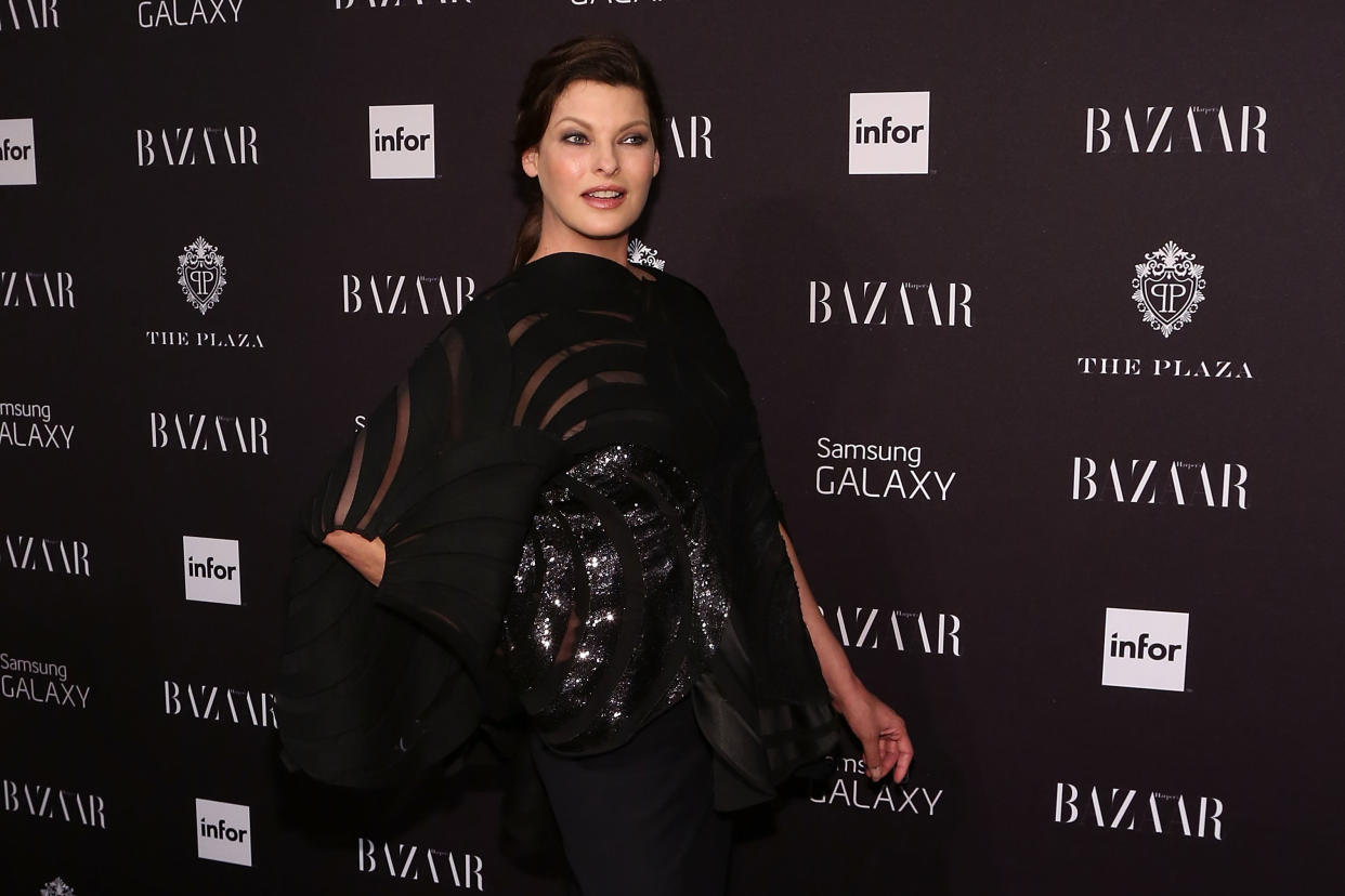 Linda Evangelista is on the cover of British Vogue after CoolSculpting incident. (Photo: Getty Images)