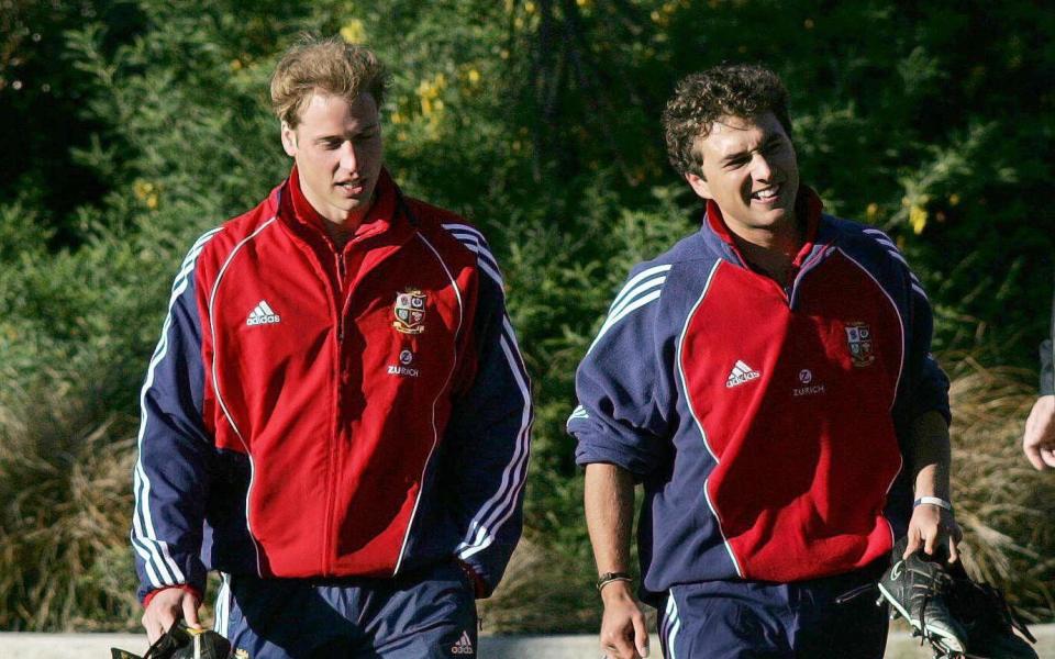 The Duke of Cambridge with his friend Thomas Van Straubenzee, on a rugby trip to New Zealand in 2005 - Credit: David Davies/PA