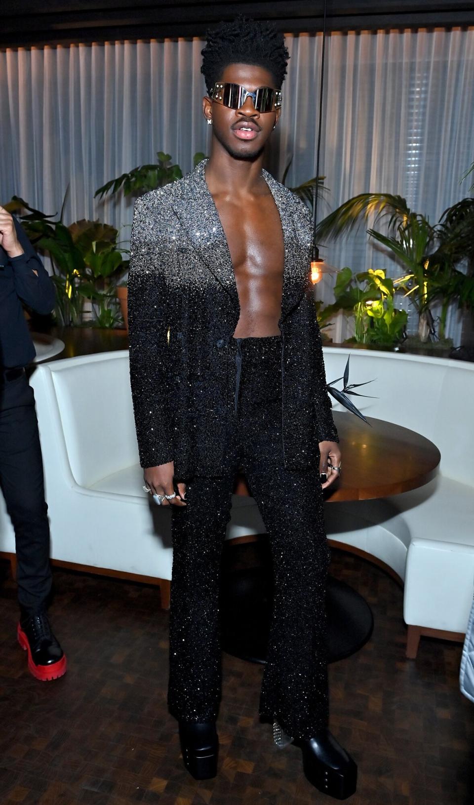 Lil Nas X attends the 2021 GQ Men of the Year Party at the West Hollywood EDITION on November 18, 2021 in West Hollywood, California