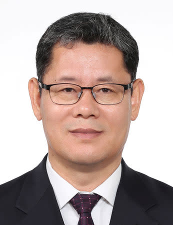 Kim Yeon-chul, a pro-engagement scholar who has headed the state-run Korea Institute for National Unification and a nominee for South Korean Unification MInistry is seen in this undated picture provided by the Presidential Blue House and released by Yonhap on March 8, 2019. The Presidential Blue House/Yonhap via REUTERS