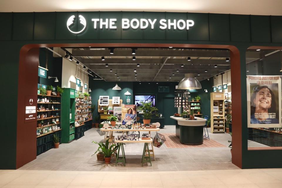 The Body Shop發布聲明，強調台灣總公司不會受到影響。（翻攝自臉書＠The Body Shop）