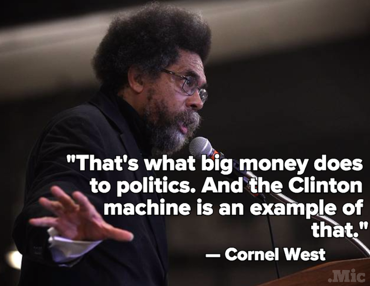 Cornel West Says Black Leaders Who Endorse Clinton Instead of Sanders Are Misguided