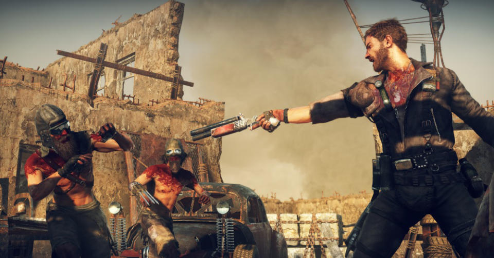 Shotguns are great as the last resort at close range in Mad Max.