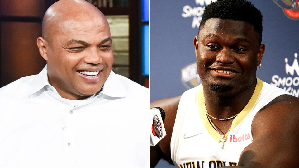 NBA legend Charles Barkley says the New Orleans Pelicans should be concerned about Zion Williamson's ability to bounce back from injury. Pictures: Getty Images