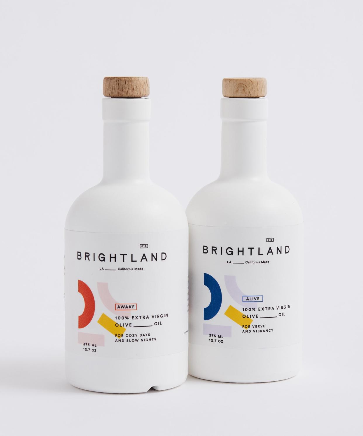 Brightland olive oil jars