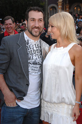 Joey Fatone and Kym Johnson at the Disneyland premiere of Walt Disney Pictures' Pirates of the Caribbean: At World's End