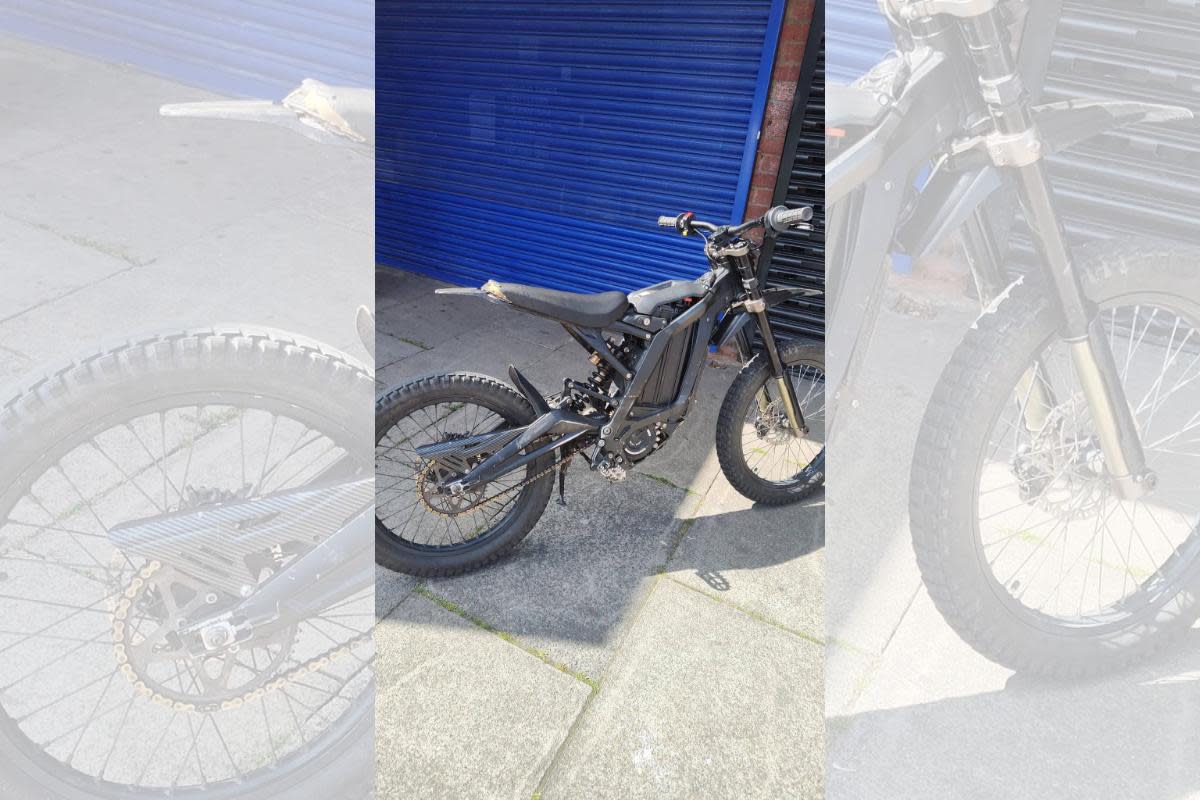 Police seized a bike and arrested a man today <i>(Image: GMP)</i>