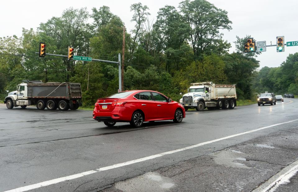 Traffic on Stoney Hill Rd. in Langhorne on Tuesday, Sept. 27, 2023.
[Daniella Heminghaus | Bucks County Courier Times]