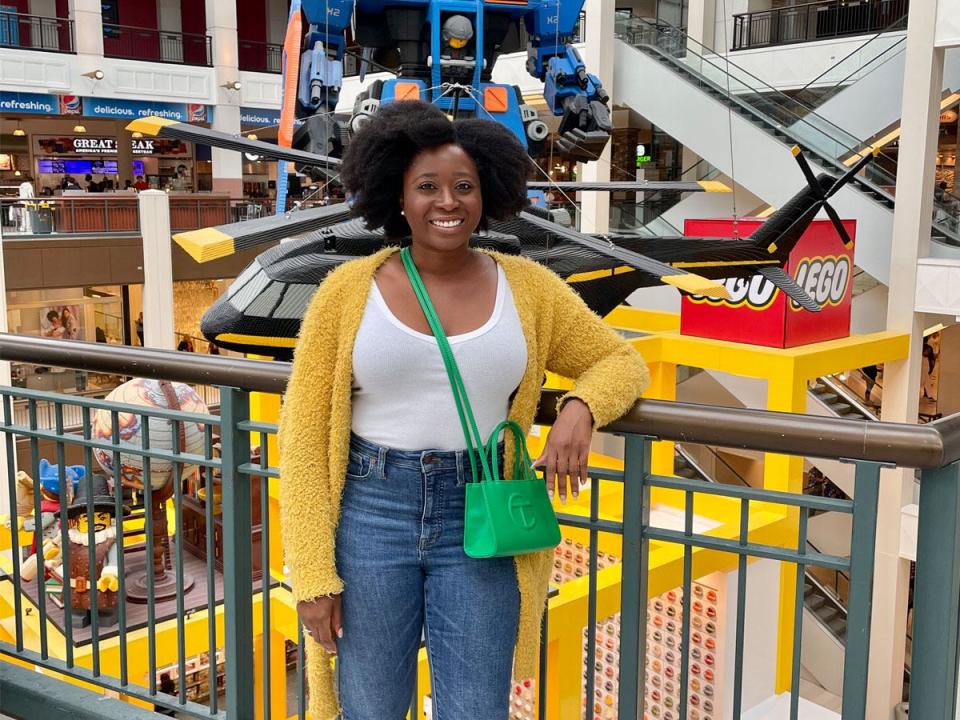 Ashley Nealy in the mall of america in minnesota