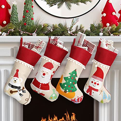 GoldFlower Christmas Stockings 4 Pack (Amazon / Amazon)