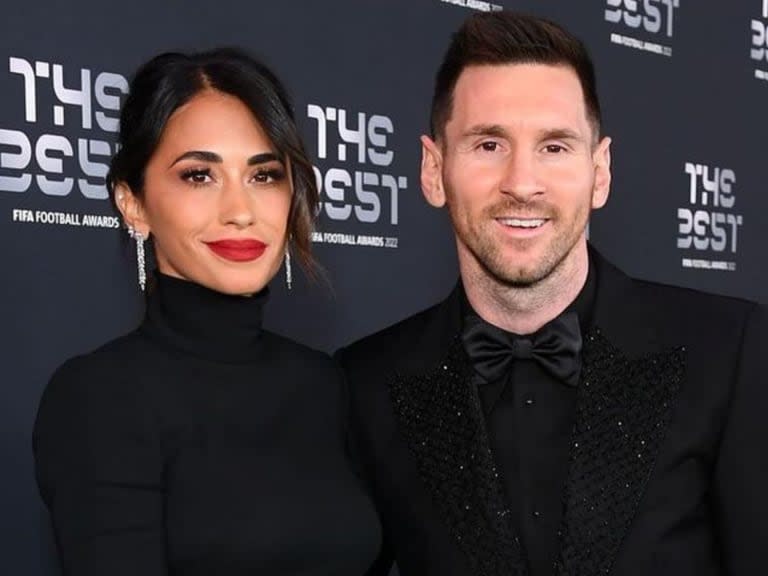 Antonela Roccuzzo felicitó públicamente a Leo Messi tras ganar el premio The Best a mejor jugador