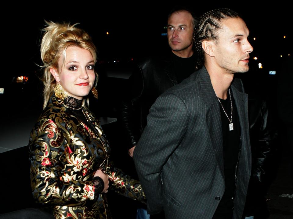 Britney Spears and Kevin Federline at Marquee in New York City on November 19, 2005.