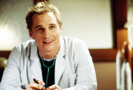 Before McConaughey started snagging deeper roles, he became a well-known, rascally southern hunk in romantic comedies like 2001's The Wedding Planner.