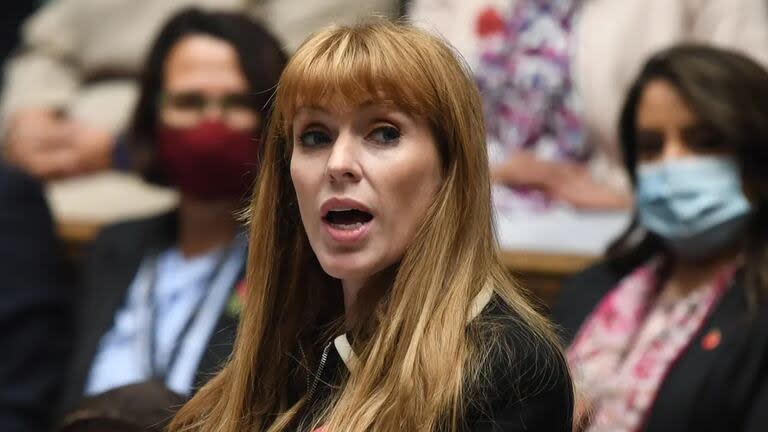 La líder laborista Angela Rayner 