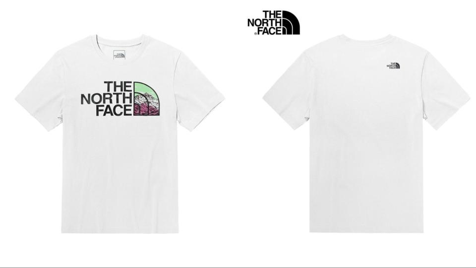 舒適百搭Logo短T，打造自在且休閒風格。（圖片來源：The North Face）