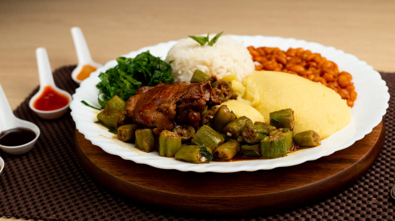 Southern-style plate lunch