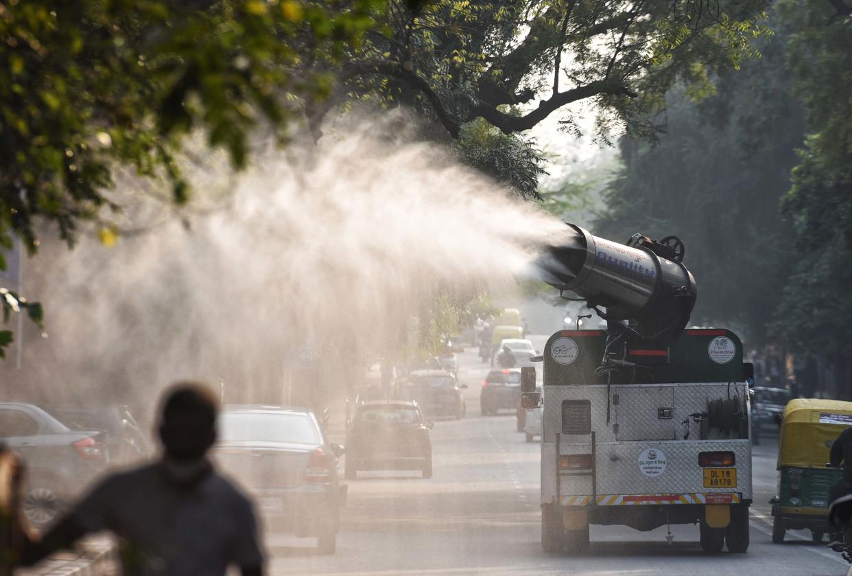 Air Pollution In Delhi-NCR (Sanchit Khanna / Hindustan Times via Getty Images)