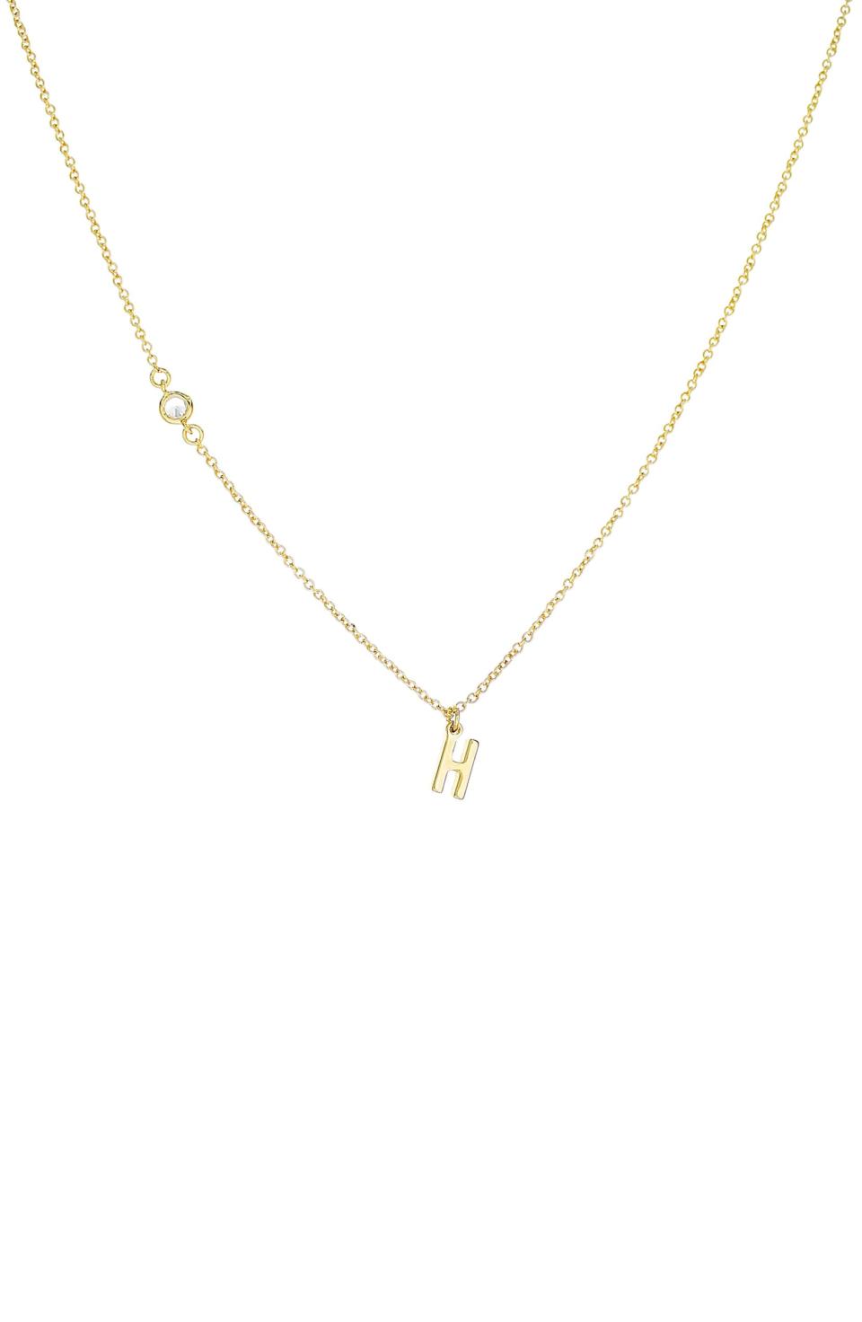 PANACEA Initial Pendant Necklace