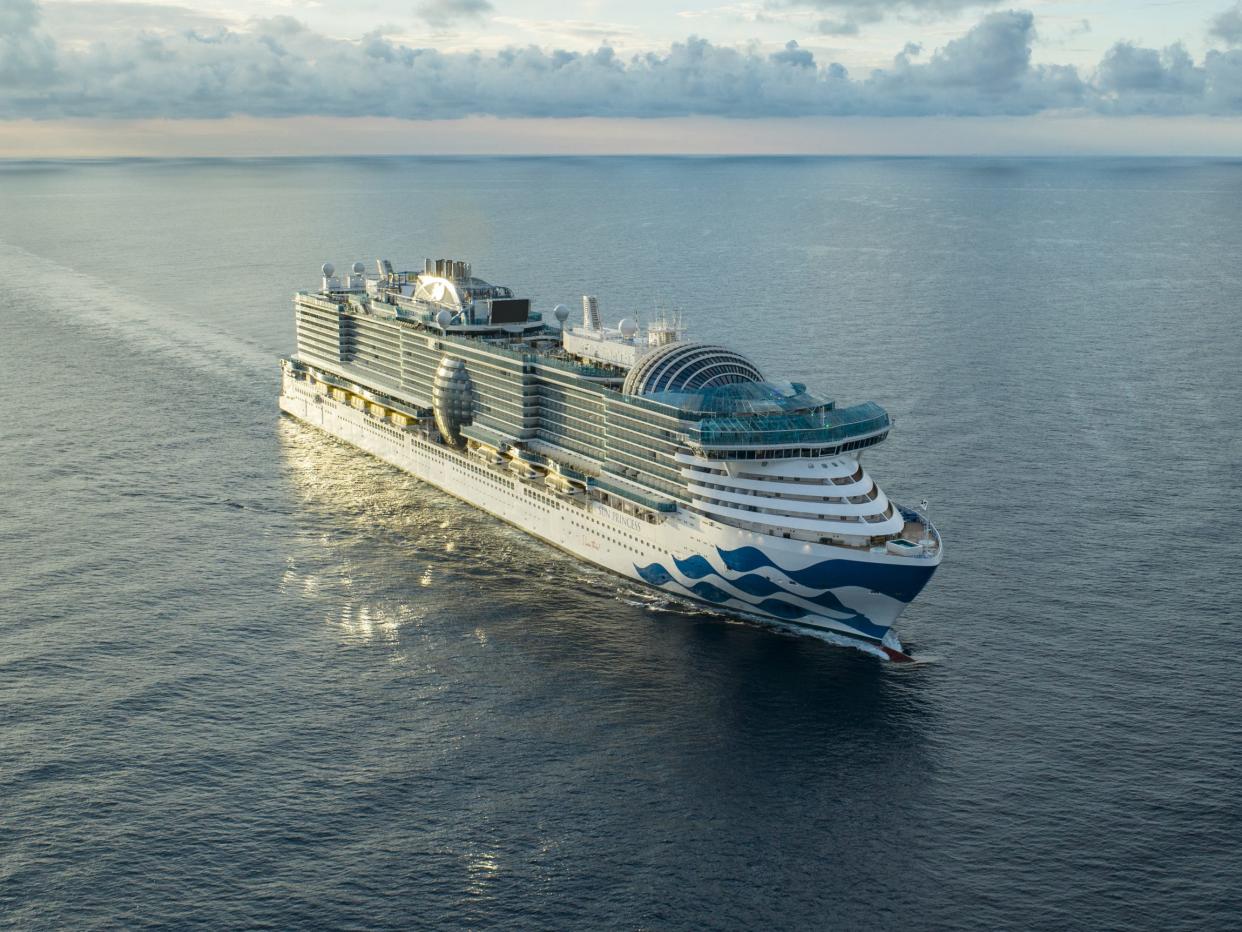 sun princess at sea