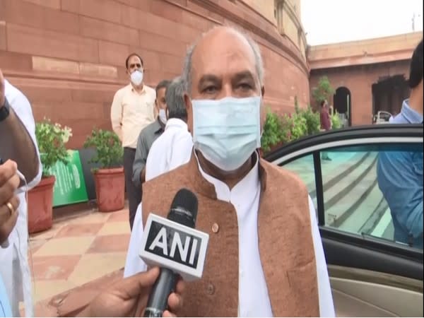 Union Agriculture Minister, Narendra Singh Tomar. (Photos/ANI)