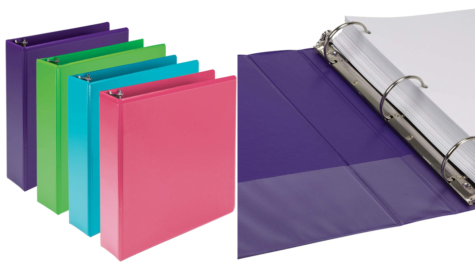 A good binder is a must for kids with lots of papers.