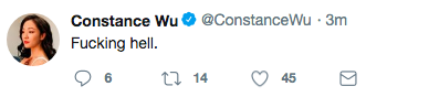 Constance Wu Clarifies Fresh Off the Boat Renewal Tweets: “I Was  Temporarily Upset”