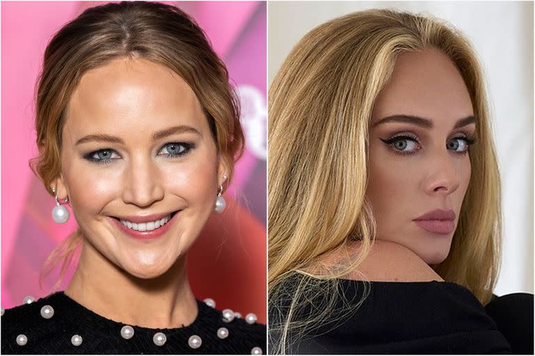 La amistad de Jennifer Lawrence y Adele es una de las más llamativas del ambiente