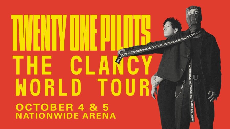 Twenty One Pilots’ “The Clancy World Tour” promotional photo. (Courtesy Photo/Fueled By Ramen)