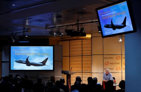 Ryanair Chief Executive Michael O'Leary attends a Reuters Newsmaker event in London