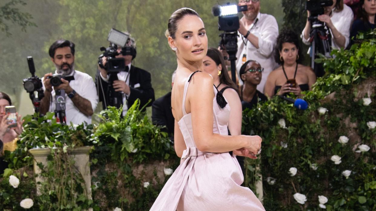 Lily James at the 2024 Met Gala: 