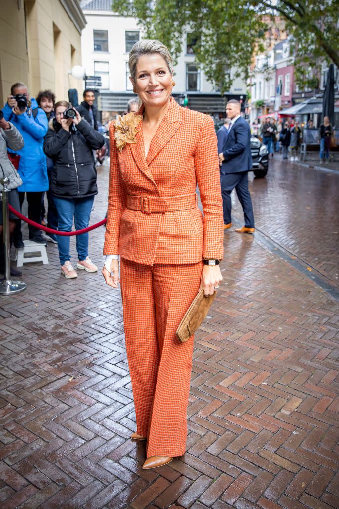 queen maxima of the netherlands attends the anniversary music educators agreements in utrecht