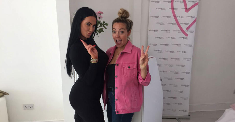 Cherry Healey and Keisha (UKTV).