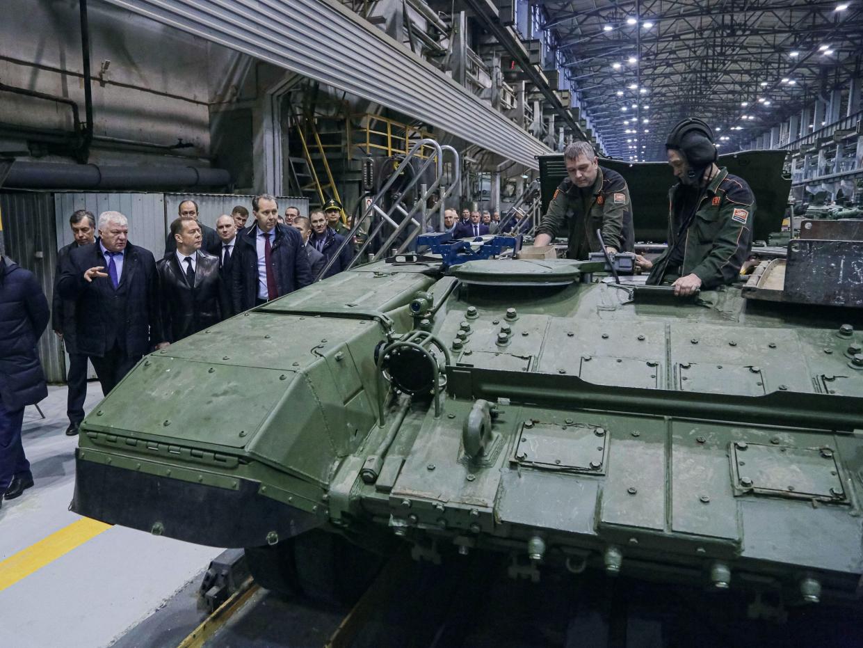 Russia's main tank factory