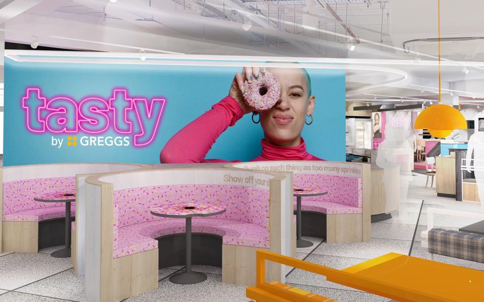 Greggs and Primark collab Tasty cafe (Greggs/Primark/PA)