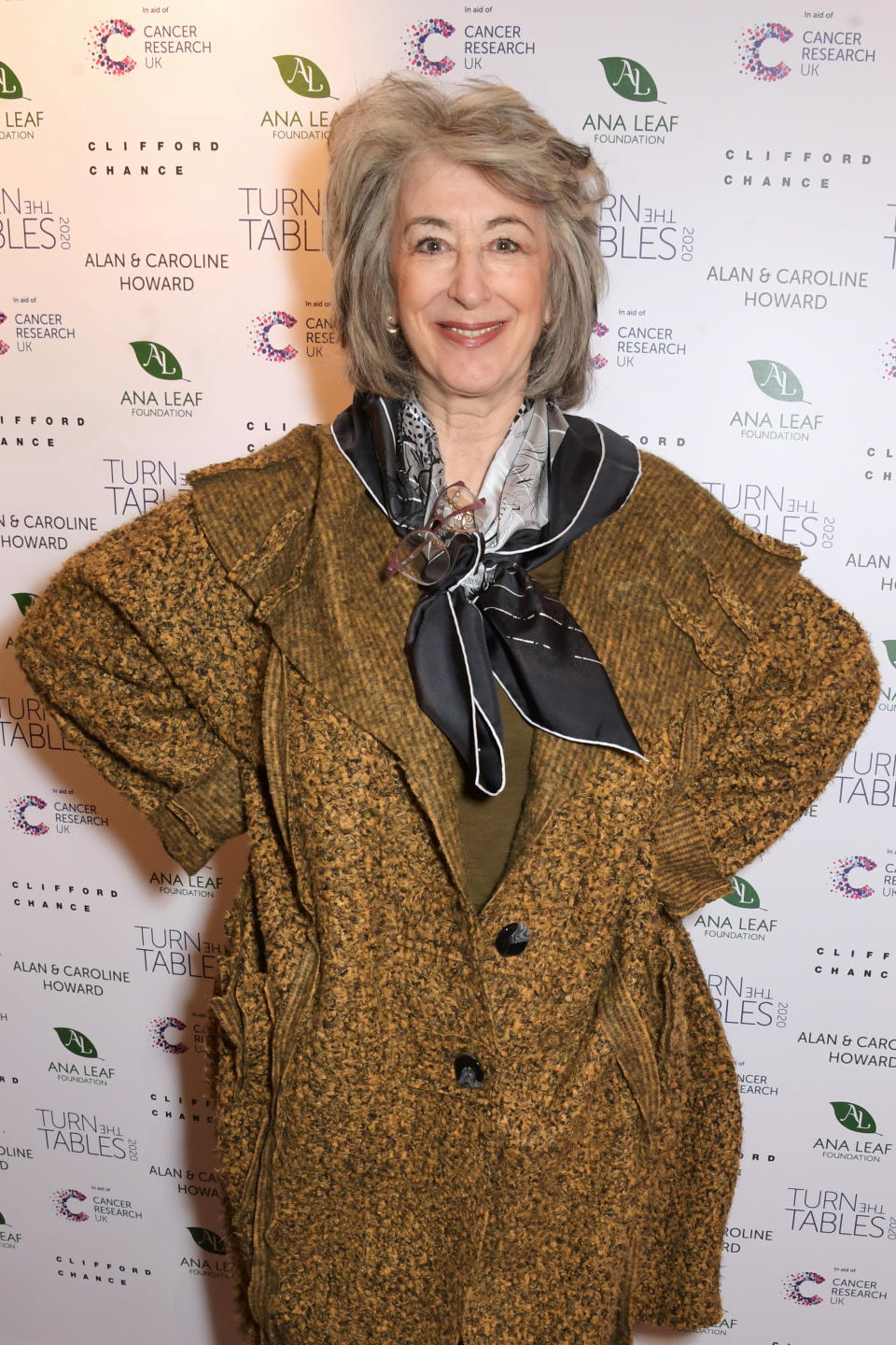 Maureen Lipman attends Turn The Tables 2020 hosted by Tania Bryer and James Landale in aid of Cancer Research UK at Fortnum & Mason on March 2, 2020 in London, England.  (Photo by David M. Benett/Dave Benett/Getty Images)