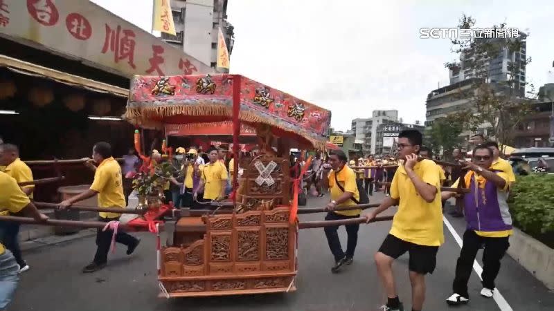 竹北蓮花寺北巡進香，目的地是螢橋順天宮。