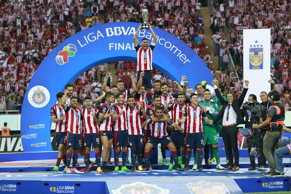 Chivas en el Estadio Akron cuando ganó su último campeonato de liga en 2017. (Foto: Juan Mejia/Jam Media/LatinContent via Getty Images)