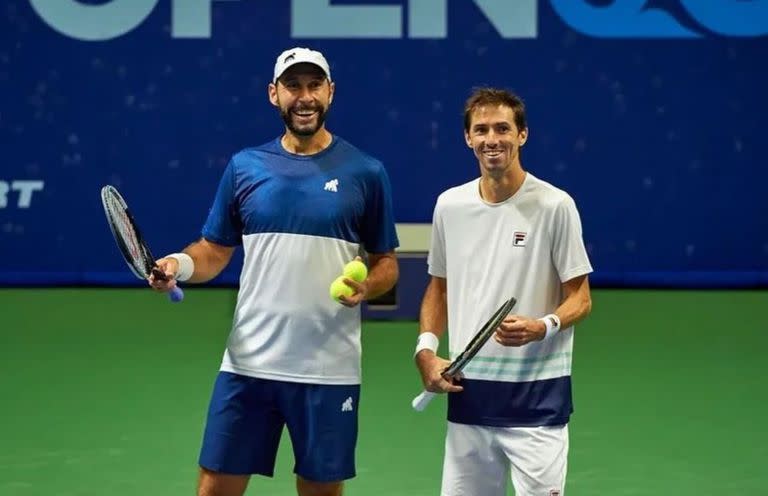 Andrés Molteni y Máximo González disputan el duelo de dobles ante Finlandia; los argentinos tendrán una dura parada