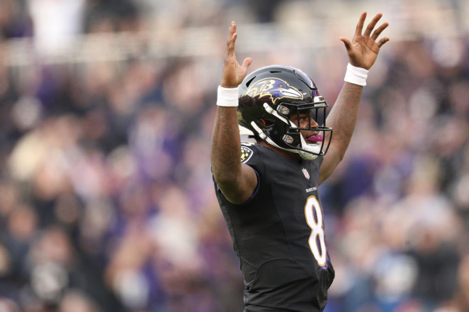 Can Lamar Jackson lead fantasy owners to a championship? (Photo by Patrick Smith/Getty Images)