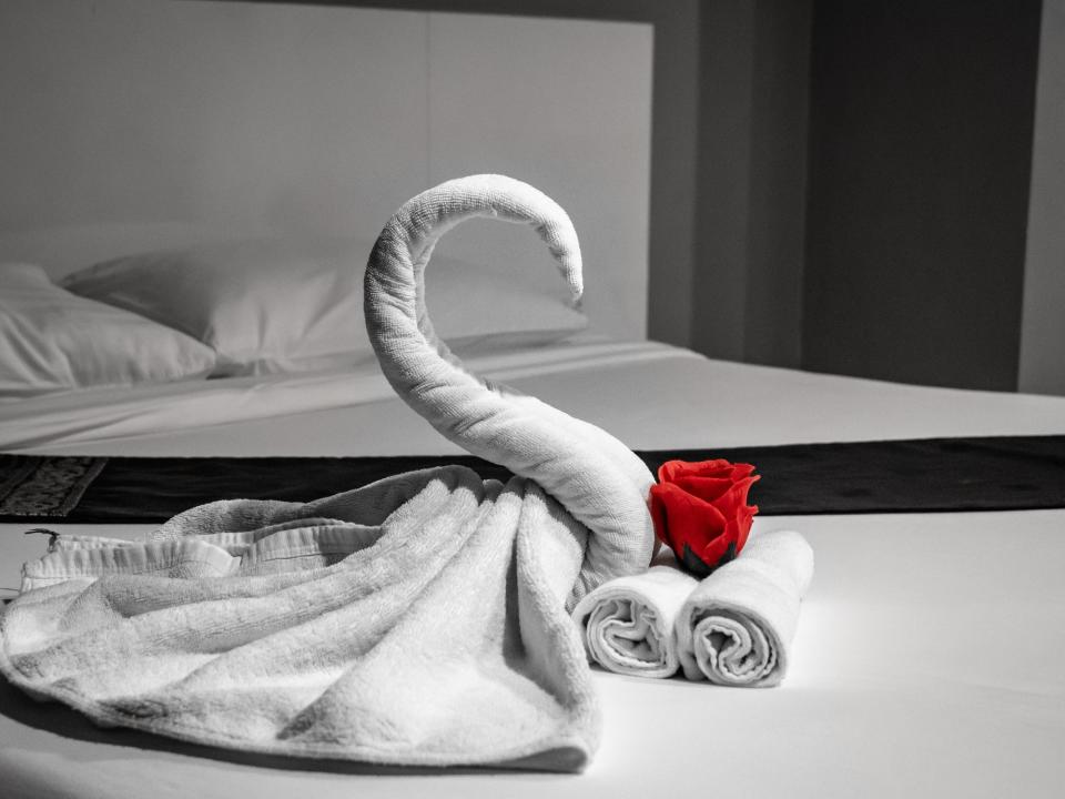 Towel swans? Only if you're lucky - getty