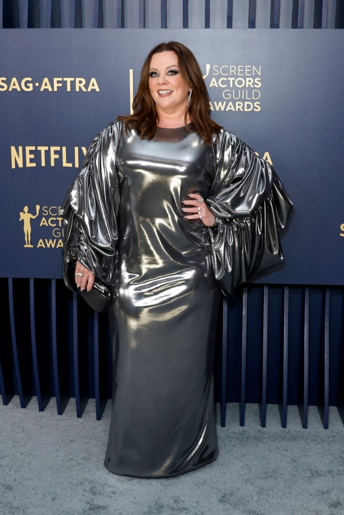 Melissa McCarthy attends the 30th Annual Screen Actors Guild Awards at Shrine Auditorium and Expo Hall on February 24, 2024 in Los Angeles, California.