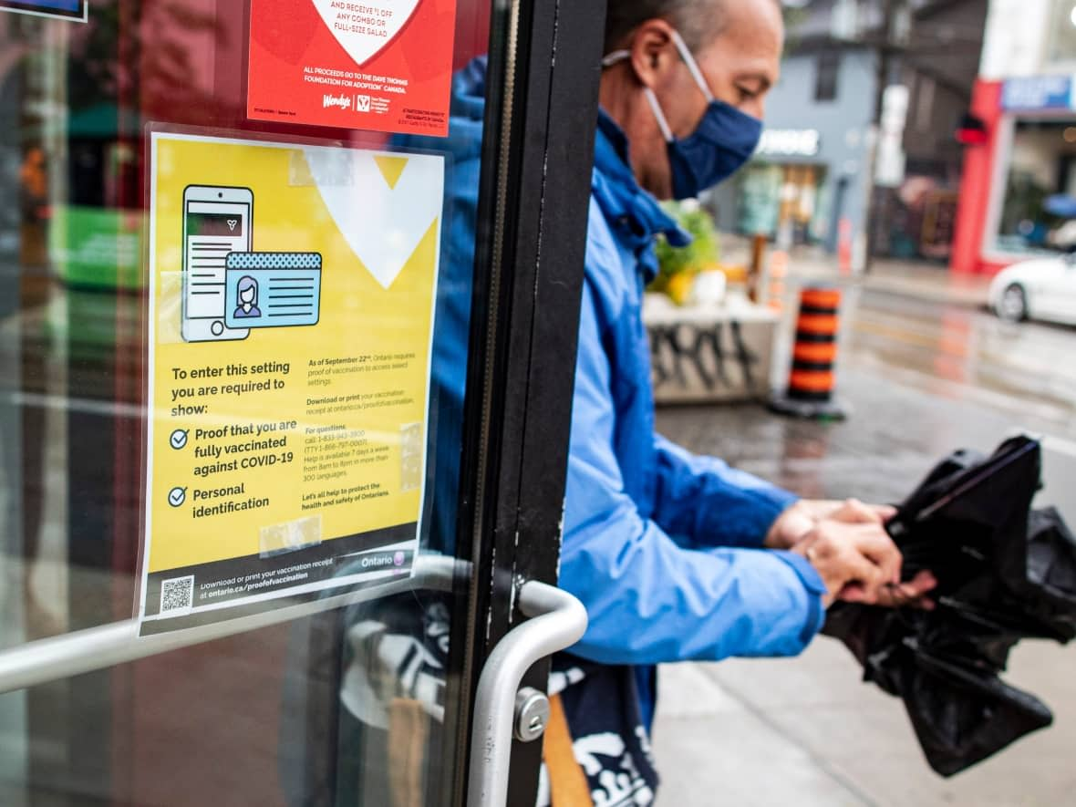 Of the new cases reported Sunday, 288 cases have presented in people who have either not been fully vaccinated or whose vaccination status is unclear, while 155 cases occurred in people who are fully vaccinated.  (Evan Mitsui/CBC - image credit)