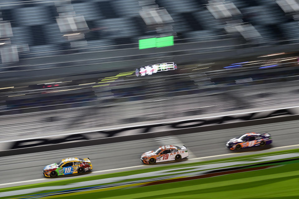 DAYTONA BEACH, FL – FEBRUARY 17: during practice for the Monster Energy NASCAR Cup Series Advance Auto Parts Clash on February 17, 2017 at Daytona International Speedway in Daytona Beach, Florida.