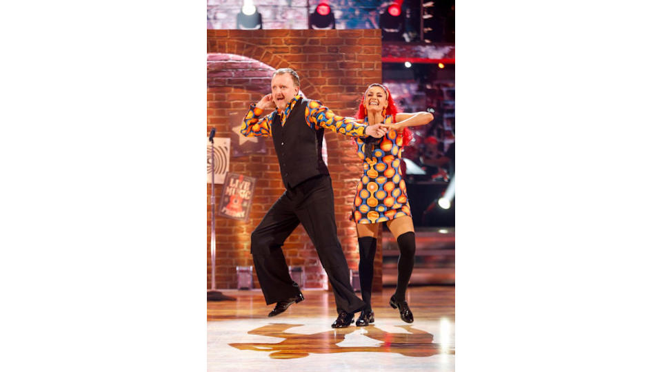 Chris McCausland & Dianne Buswell took to the dancefloor