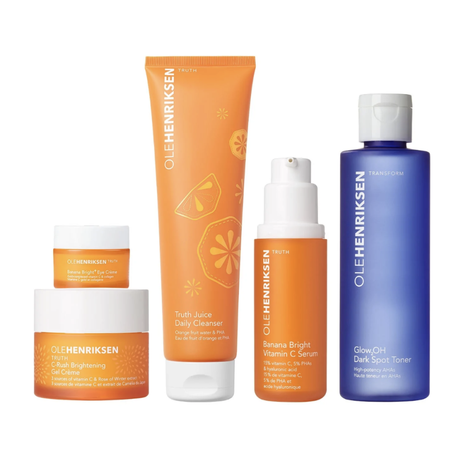 <p><a href="https://go.redirectingat.com?id=74968X1596630&url=https%3A%2F%2Folehenriksen.com%2Fcollections%2Fshop-all-skincare%2Fproducts%2Fole-all-stars-skincare-set&sref=https%3A%2F%2Fwww.harpersbazaar.com%2Fbeauty%2Fskin-care%2Fg41396691%2Fblack-friday-cyber-monday-beauty-deals-2022%2F" rel="nofollow noopener" target="_blank" data-ylk="slk:Shop Now;elm:context_link;itc:0;sec:content-canvas" class="link ">Shop Now</a></p><p>Here's some great news for Ole Henriksen fans: For Cyber Week, the beloved skincare brand is offering 30 percent off sitewide, with <a href="https://go.redirectingat.com?id=74968X1596630&url=https%3A%2F%2Folehenriksen.com%2Fcollections%2F40-off-glow-goodies&sref=https%3A%2F%2Fwww.harpersbazaar.com%2Fbeauty%2Fskin-care%2Fg41396691%2Fblack-friday-cyber-monday-beauty-deals-2022%2F" rel="nofollow noopener" target="_blank" data-ylk="slk:40 percent off;elm:context_link;itc:0;sec:content-canvas" class="link ">40 percent off</a> on select glow goodies to enhance your routine.</p><p><em>Featured item: Ole All-Stars Skincare Set</em></p>