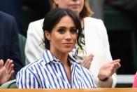 <p>This past summer, Meghan flew from England to the United States in order to support her close friend <a href="https://www.womenshealthmag.com/life/a28938344/meghan-markle-solo-trip-serena-williams-us-open-final/" rel="nofollow noopener" target="_blank" data-ylk="slk:Serena Williams;elm:context_link;itc:0;sec:content-canvas" class="link ">Serena Williams</a> as she competed in the US Open final. Best. Friend. Ever. </p>