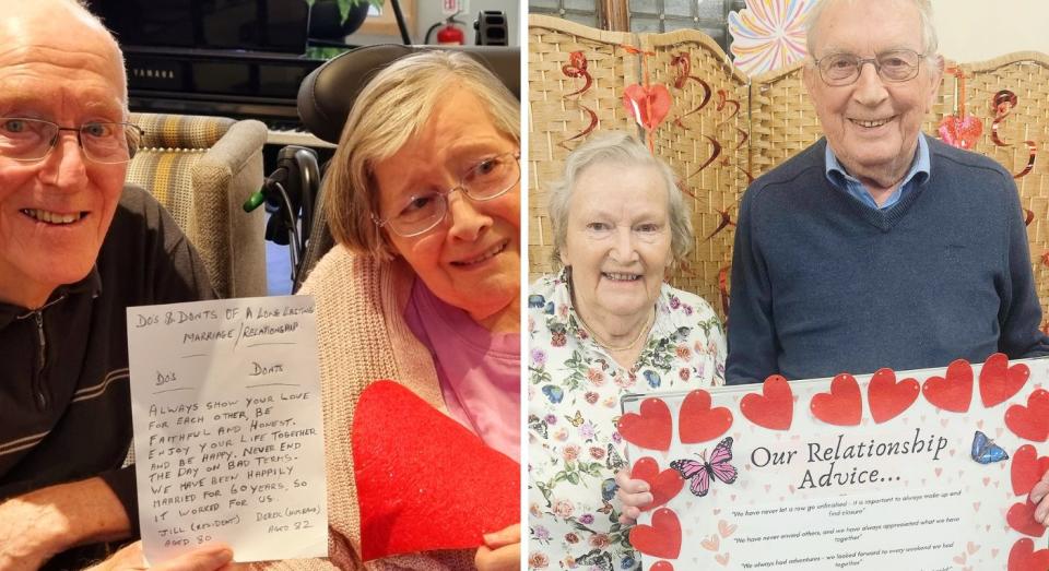 Relationship tips from care home residents. (Supplied)