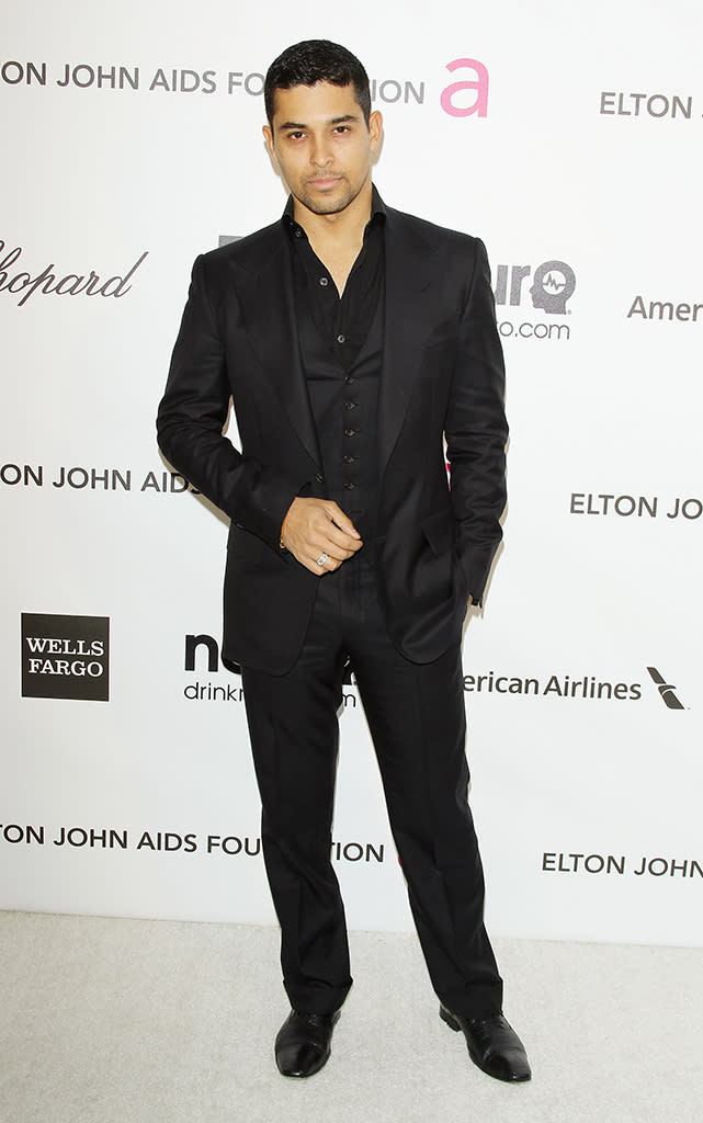 Wilmer Valderrama arrives at the 21st Annual Elton John AIDS Foundation Academy Awards viewing party held at West Hollywood Park on February 24, 2013 in West Hollywood, California.
