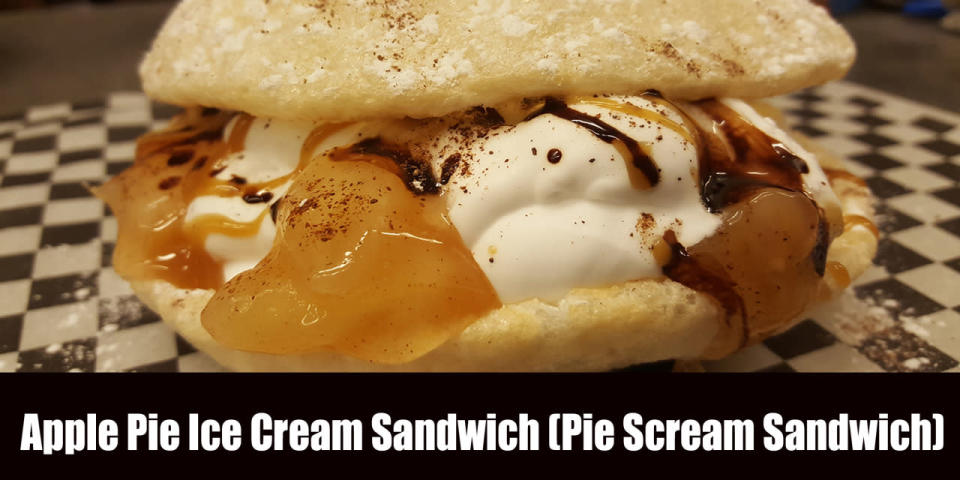 Apple Pie Ice Cream Sandwich (Pie Scream Sandwich) by Crazy Cones