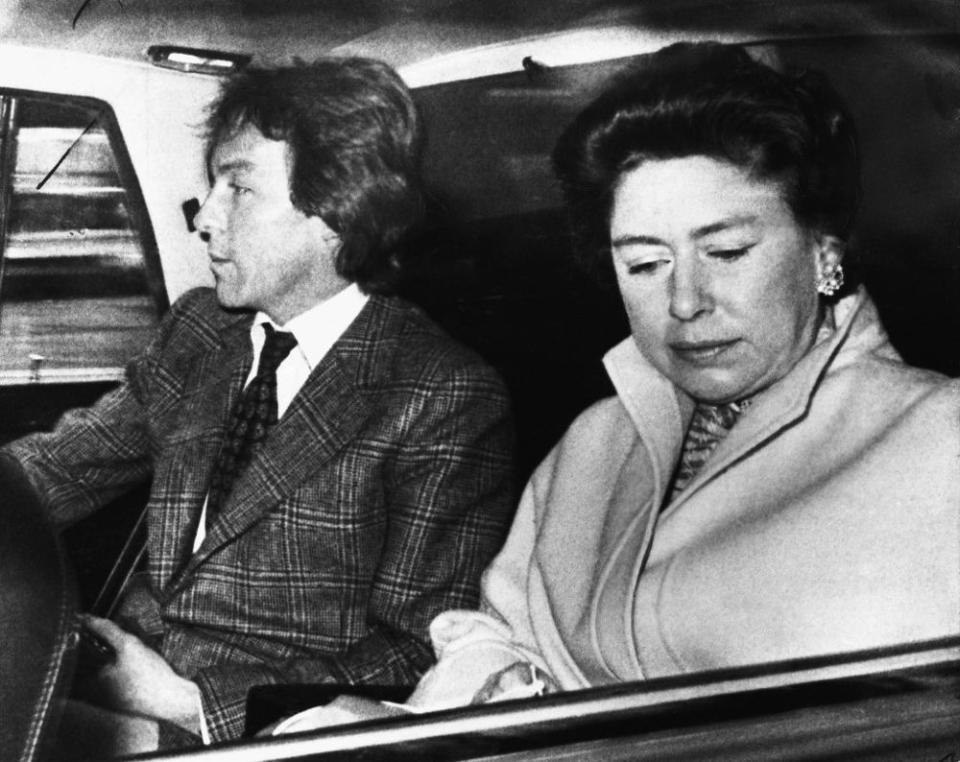 Roddy Llewellyn and Princess Margaret | Hulton-Deutsch Collection/CORBIS/Corbis via Getty